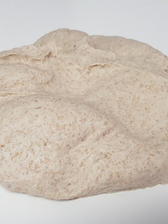 Una foto de Masa integral para pizza en panificadora