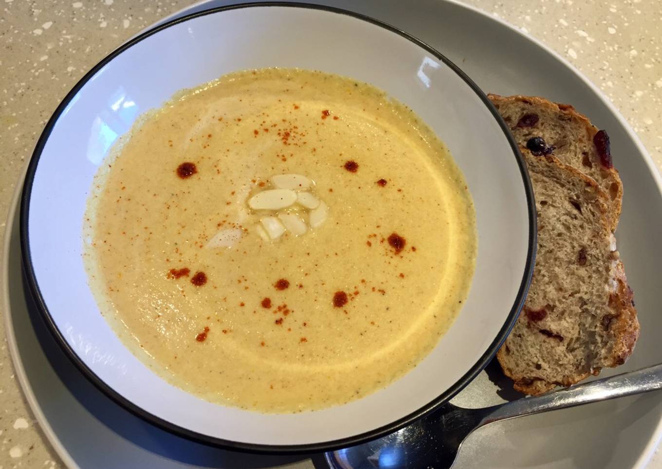 Spanish Almond & Onion Soup