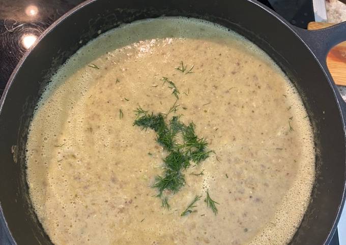 Zucchini Mushroom Soup