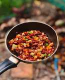 Món chay Cơm gạo lức chiên