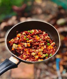 cơm gạo lứt đỏ