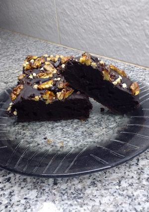 Una foto de Brownie de palta (aguacate)