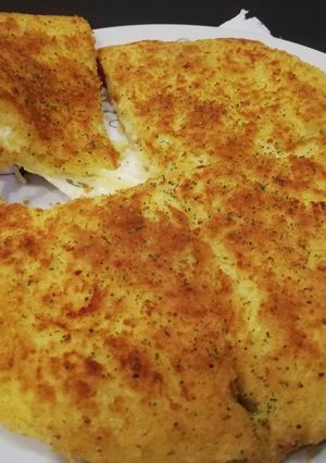 Sajtos hash brown recept fotója