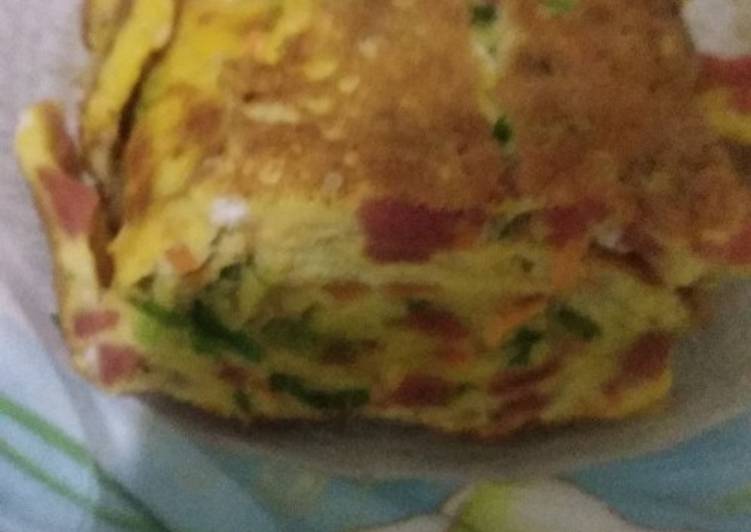 Telur gulung korea (gyeran mari 계란 말이)