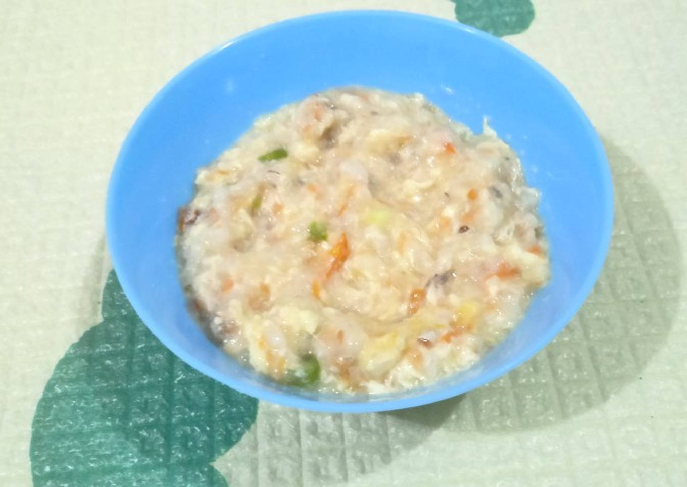 Bubur ikan gembung 'MPASI 6-8 bulan' menu utama