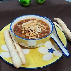 A picture of Vegetable Manchow Soup.