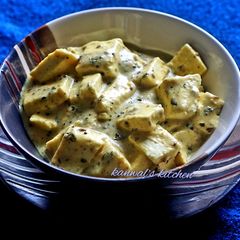Curd paneer gravy A picture of Curd paneer gravy.