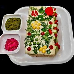 A picture of ColeSlaw Sandwich.