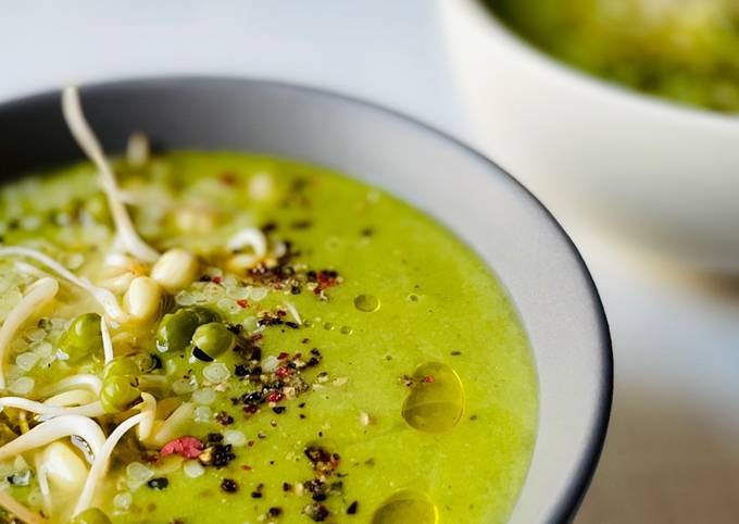 Green pea soup