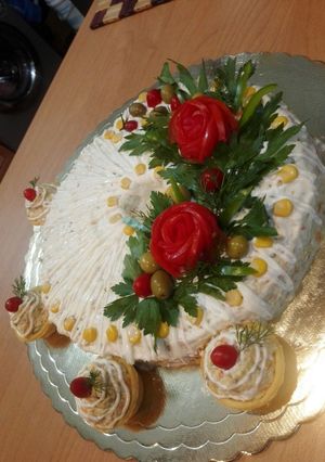 عکسی از دستور سالاد الویه خوشمزه😋