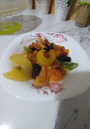 صورة لوصفة طاجين الفواكه