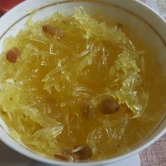 A picture of Raw papita plastic chutney.