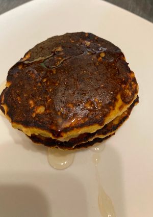 Une photo de Fluffy pancakes à la banane et à l’avoine!