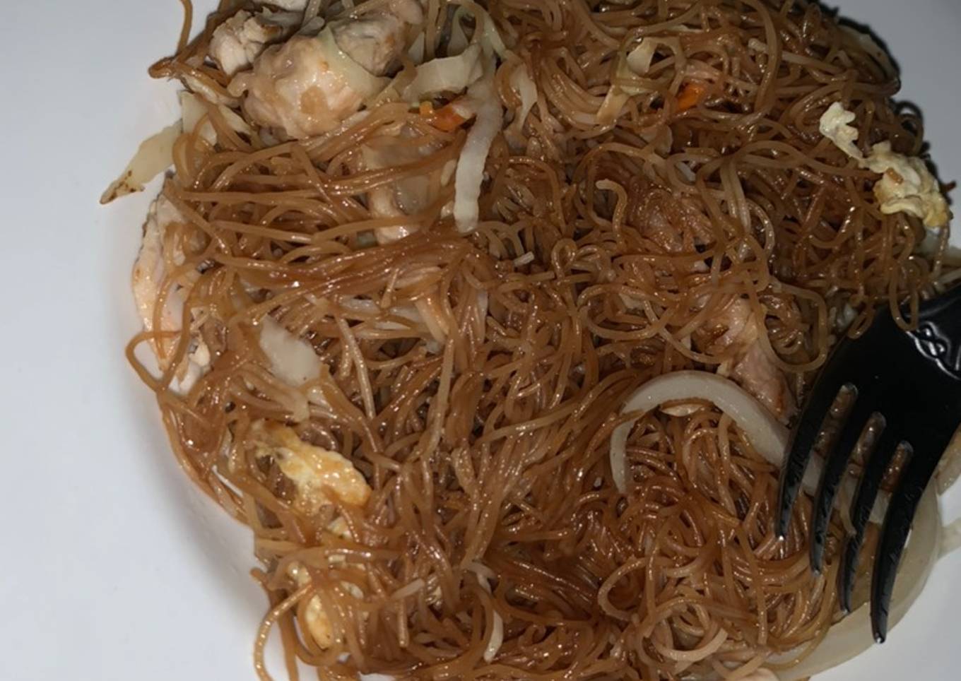 Fideos de arroz a las 3 delicias