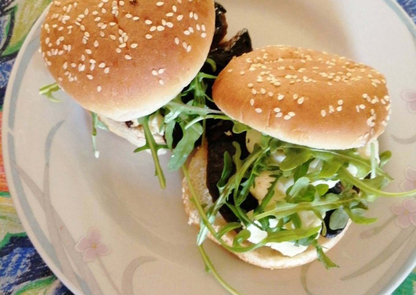 Hamburguesa portobello