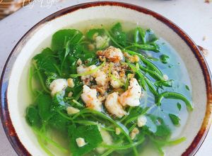 Hình của món 🔸️CANH RAU MÁ NẤU TÔM THẺ.