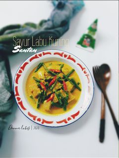 Foto resep Sayur Labu Kuning Santan