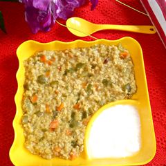 A picture of Masala oats.