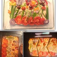 Focaccia Italian Garden (Italian Bread) A picture of Focaccia Italian Garden (Italian Bread).