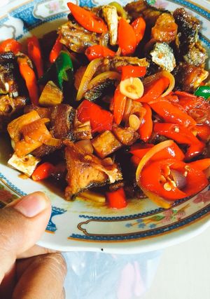 Foto resep Asam Manis Ikan Asin Tenggiri