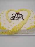 Torta Romantica per anniversario