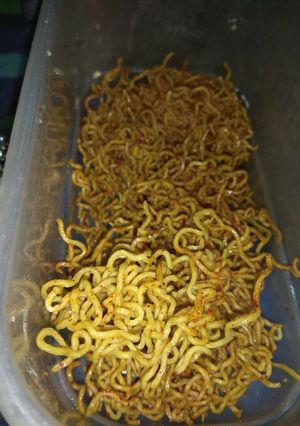 Foto resep Cemilan Mie Kriuk Pedas