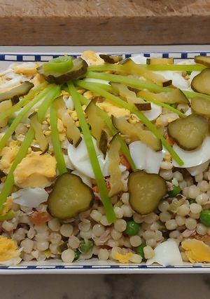 Una foto de Ensaladilla de Mograbieh
