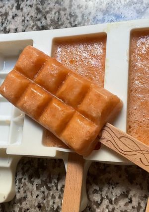Une photo de Glace Sorbet Fruitée 🍑abricot🍑