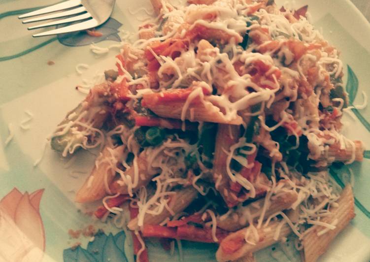 Easiest Way to Make Appetizing Simply Veg Pasta Penne