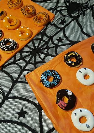 Une photo de Donuts au four
