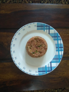 A picture of Fried rice from leftover rice.