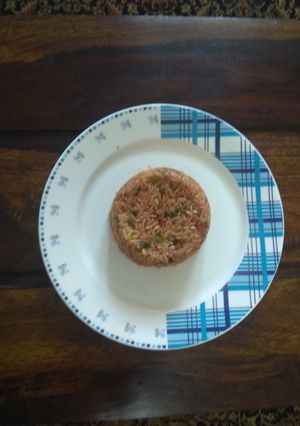 A picture of Fried rice from leftover rice.