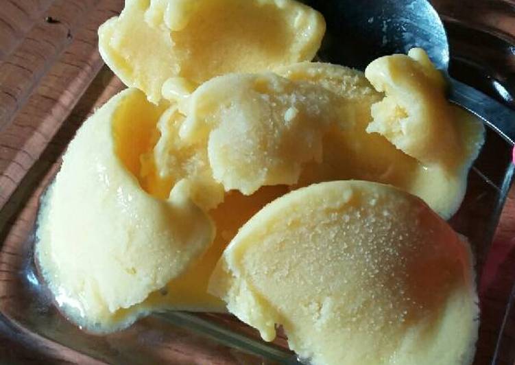 Cara Membuat Es Krim Mangga Anti Ribet!
