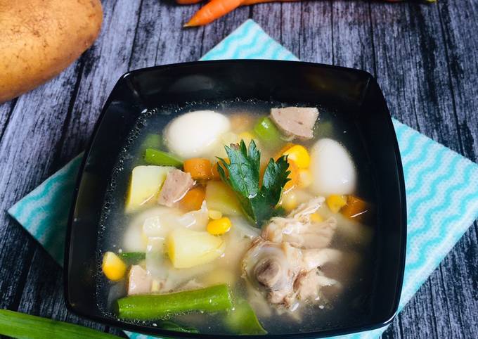 Langkah Mudah Membuat Sayur Sop Ayam Komplit Anti Gagal