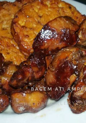 Foto resep Bacem ati ampela dan tempe