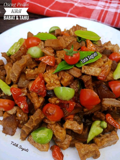 Foto resep Oseng Pedas Kikil, Babat & Tahu