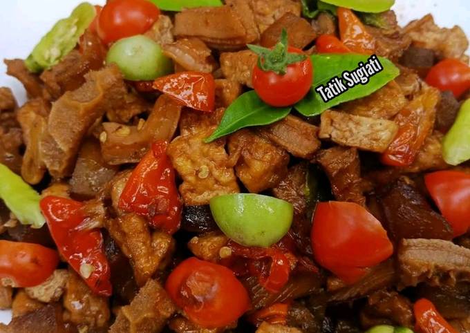 Resep: Oseng Pedas Kikil, Babat &amp; Tahu Ekonomis