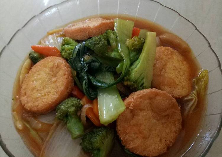 Egg tofu sayur mayur