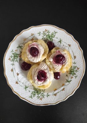 Gesztenyés kosárkák (vegán) recept fotója