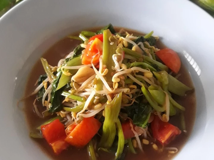 Cara Gampang Membuat Resep Tumis Kangkung saus tiram yang Bikin Ngiler Anti Ribet, Lezat