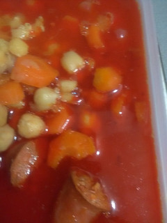 Una foto de Garbanzos con chorizo