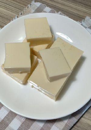 Hình của món Đậu hủ trứng vị Nhật homemade.