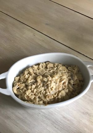 Una foto de Risotto de hongos