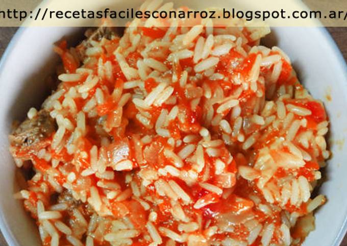 Arroz a la Bolognesa (VERSIÓN ECONÓMICA) Receta de Recetas fáciles con Arroz-  Cookpad