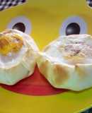Huevo frito a la canasta 🥚🧺ヽ⁠(⁠･⁠ˇ⁠∀⁠ˇ⁠･⁠ゞ⁠)