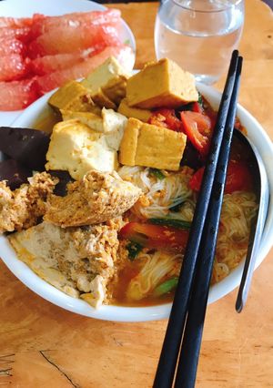 Hình của món Bún Riêu cua đồng.