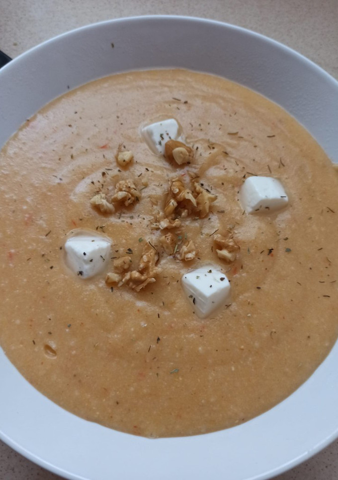 Una foto de Crema/Puré de arroz con calabacín y patatas en Olla GM