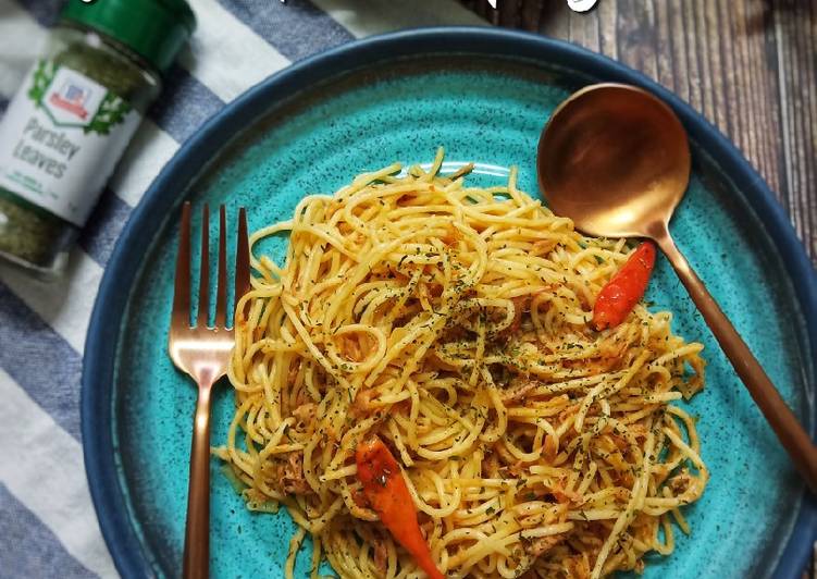 Resep Chilli Tuna Spaghetti Anti Gagal