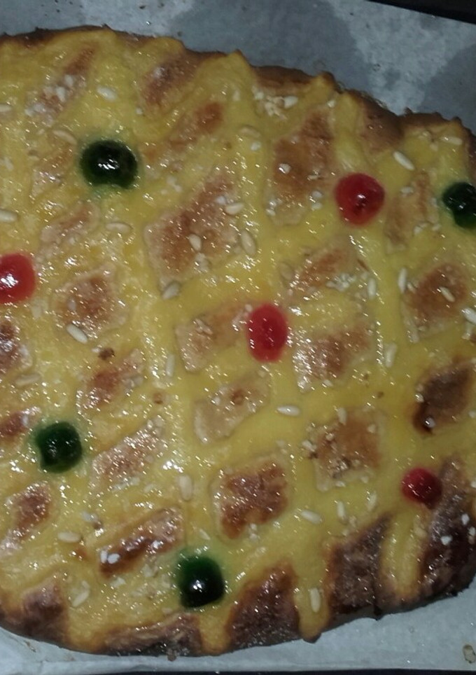 Una foto de Coca de briox fácil y rápida