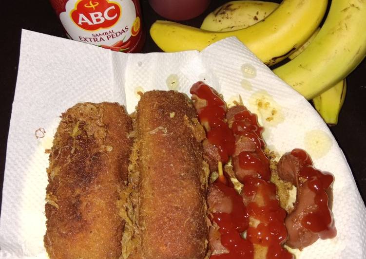 Sausage wrap alias sosis Roti gulung (lunchbox suami part 20)